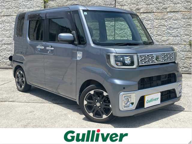 ダイハツ ウェイク G SA 長崎県 2015(平27)年 7.3万km タングステングレーM ワンオーナー/純正8インチナビ/(CD/DVD/BT/フルセグ)/バックカメラ/衝突軽減ブレーキ/コーナーセンサー/両側パワースライドドア/オートライト/シートヒーター/純正15インチAW/USB/HDMI