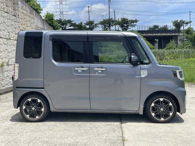 ダイハツ ウェイク G SA 長崎県 2015(平27)年 7.3万km タングステングレーM ワンオーナー/純正8インチナビ/(CD/DVD/BT/フルセグ)/バックカメラ/衝突軽減ブレーキ/コーナーセンサー/両側パワースライドドア/オートライト/シートヒーター/純正15インチAW/USB/HDMI