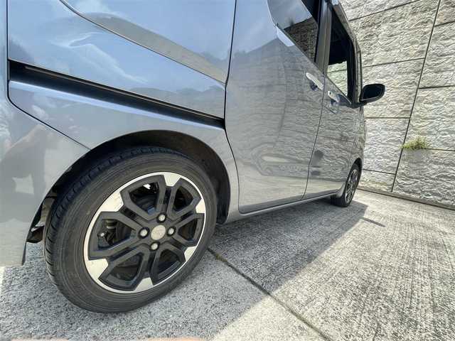 ダイハツ ウェイク G SA 長崎県 2015(平27)年 7.3万km タングステングレーM ワンオーナー/純正8インチナビ/(CD/DVD/BT/フルセグ)/バックカメラ/衝突軽減ブレーキ/コーナーセンサー/両側パワースライドドア/オートライト/シートヒーター/純正15インチAW/USB/HDMI