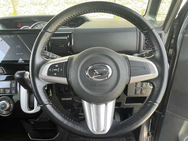 ダイハツ ウェイク G SA 長崎県 2015(平27)年 7.3万km タングステングレーM ワンオーナー/純正8インチナビ/(CD/DVD/BT/フルセグ)/バックカメラ/衝突軽減ブレーキ/コーナーセンサー/両側パワースライドドア/オートライト/シートヒーター/純正15インチAW/USB/HDMI