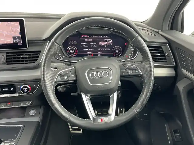 アウディ Ｑ５ 40TDIクワトロ Sライン 愛知県 2020(令2)年 3.9万km デイトナグレーパールエフェクト 純正ナビ/全周囲カメラ/フルセグTV/S-lineパッケージ/・専用ハーフレザーシート/・専用ステアリングホイール/マトリクスLEDヘッドライト/アダプティブハイビームアシスト/パワーシート/シートヒーター/アダプティブクルーズコントロール/レーンキープアシスト/電子パーキングブレーキ/オートホールド