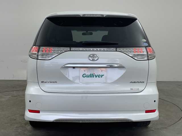 トヨタ エスティマ アエラス Gエディション 兵庫県 2010(平22)年 7.1万km ホワイトパールクリスタルシャイン ・純正ナビ（CD/DVD/TV/SD/AUX)/・両側パワースライドドア/・純正フリップダウンモニター/・コーナーセンサー/・クルーズコントロール/・ビルトインETC/・純正17インチAW/・HIDヘッドライト/・オットマン/・バックカメラ/・オートライト/・フォグランプ/・スマートキー/・プッシュスタート/・スペアキー