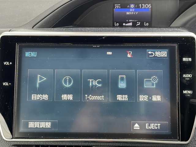 トヨタ ヴォクシー ZS 長野県 2017(平29)年 4.6万km ブラック トヨタセーフティセンス/純正１０型ナビフルセグTV/純正１２型フリップダウンモニター/両側パワースライドドア/バックカメラ/ビルトインETC/LEDヘッドライト/純正１６インチアルミ/クルーズコントロール