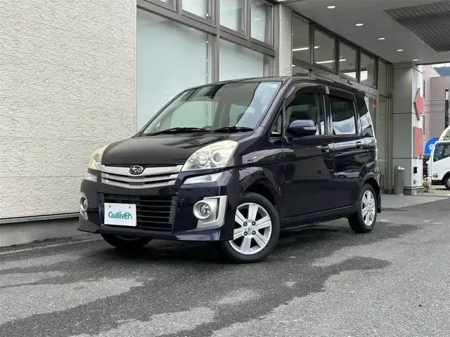 スバル ステラ カスタム R リミテッド 大阪府 2010(平22)年 11.4万km ダークバイオレットパール AM/FM/CD/AUX/盗難防止装置/純正アルミホイール/純正フロアマット/ベンチシート/電格ミラー/キセノンヘッドライト/スマートキー/スペアキー×1