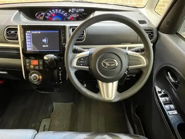 ダイハツ タント カスタム X トップED SA 岩手県 2014(平26)年 8.2万km ナイトシャドーパープルクリスタルM スマートアシスト/衝突軽減システム/横滑り防止装置/アイドリングストップ/左側パワースライドドア/純正ナビ/バックカメラ/オートエアコン/オートライト/LEDヘッドライト/ロールサンシェード/エンジンスターター