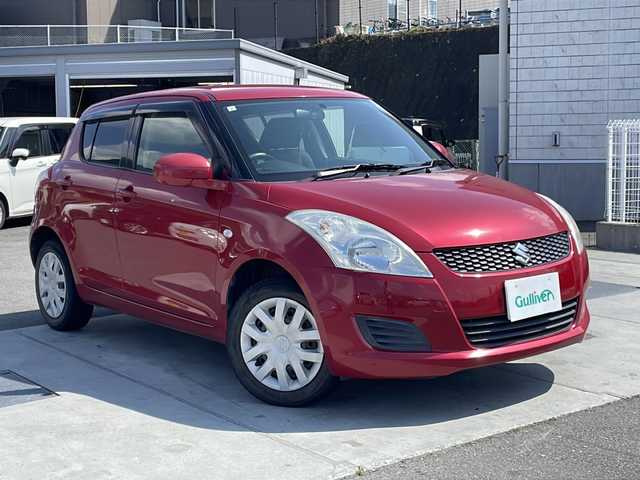 スズキ スイフト XG 山梨県 2011(平23)年 6.2万km アブレイズレッドパール2 4WD/パイオニア製CDデッキ/（DEM-350）/プッシュスタート/ハロゲンヘッドライト/プッシュスタート/スペアキー/盗難防止装置/純正ホイール