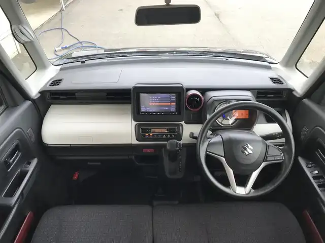 スズキ スペーシア HYBRID G 富山県 2019(令1)年 4.6万km アーバンブラウンパールメタリック 社外ナビ/ワンセグTV/Bluetooth/衝突被害軽減ブレーキ/コーナーセンサー/レーンキープアシスト/横滑り防止装置/プッシュスタート/スマートキー/スペアキー１本/両側スライドドア/ヘッドライトレベライザー/ベンチシート/電動格納ミラー