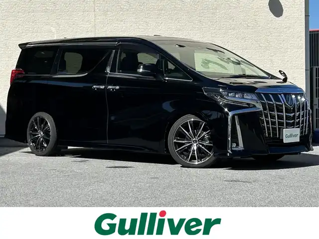 トヨタ アルファード S Cパッケージ 滋賀県 2020(令2)年 4.6万km ブラック 純正メモリーナビ/サンルーフ/Ｔｏｙｏｔａ　Ｓａｆｅｔｙ　Ｓｅｎｓｅ（プリクラッシュセーフティ）/デジタルインナーミラー/ドライブレコーダー/ETC/両側パワースライドドア/シートベンチレーション/ヒートシーター/ステアリングヒーター/クルーズコントロール/レーンキープアシスト/ブラインドスポットモニター/ブレーキホールド/電子パーキング/ステアリングスイッチ/オートハイビーム/オートライト/フルオートエアコン/パワーシート/電動格納ミラー/シートメモリー/プッシュスタート/横滑り防止装置/ECO MODE/ドアバイザー/ウッドコンビステアリング/nanoe/パワーバックドア/純正AW積込み冬用タイヤ　６ｍｍ　235/50/18