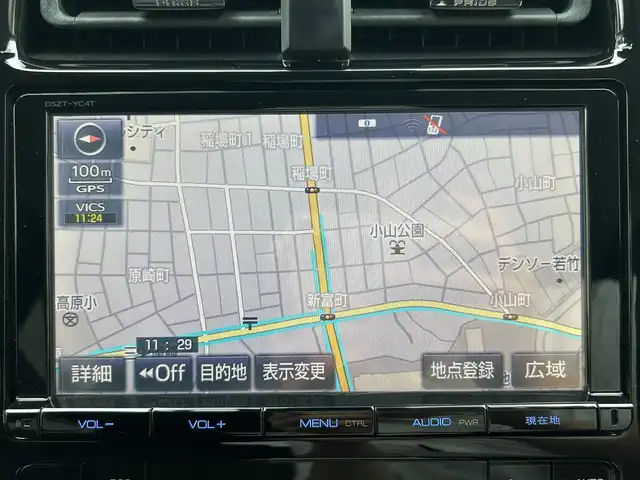 トヨタ プリウス A 愛知県 2016(平28)年 11万km ダークブルーマイカM 純正SDナビ(FM/AM/CD/DVD/BT/HDMI/ワンセグ)/トヨタセーフティーセンスP/　・プリクラッシュセーフティー/　・レーンディーパーチャーアラート/　・ブラインドスポットモニター/　・アドバンスドパーキングシステム/　・レーダークルーズコントロール/クリアランスソナー・コーナーセンサー/バックカメラ/革巻きステアリング/ドライブレコーダー/LEDヘッドライト/フォグランプ/純正AW15インチ/電動格納ミラー/トノカバー/ETC/純正フロアマット/プッシュスタート/スマートキー/ステアリングリモコン/ハンズフリー/ABS/取扱説明書・保証書