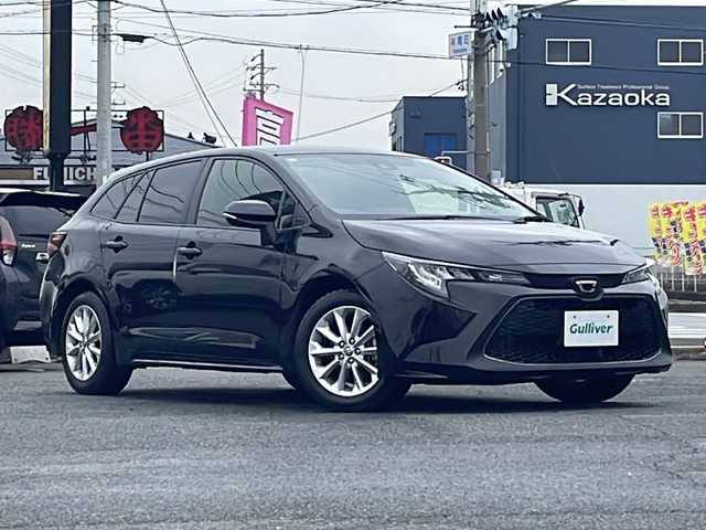 トヨタ カローラツーリング S 愛知県 2020(令2)年 3.5万km ブラックマイカ /禁煙者//ワンオーナー//純正16AW//純正ナビ付ディスプレイオーディオ//Bluetooth/フルセグ/ミラキャスト//バックカメラ//ビルトインETC//前後ドライブレコーダー//シートヒーター(前席)//アダプティブクルーズコントロール//レーントレーシングアシスト//衝突被害軽減システム//横滑り防止装置//盗難防止装置//先行車発進通知//ブラインドスポットモニター//リアクロトラフィックオートブレーキ//前後クリアランスソナー//パーキングサポートブレーキ//ロードサインアシスト//電子制御パーキングブレーキ//ブレーキホールド//トラクションコントロール//本革巻きステアリング//ステアリングヒーター//ステアリングスイッチ//LEDオートライト//オートマチックハイビーム//LEDルームランプ//純正フロアマット//保証書//取扱説明書//ディーラー記録簿　R3.4.5.6//スペアスマートキー//サマータイヤ付き純正AW積込み
