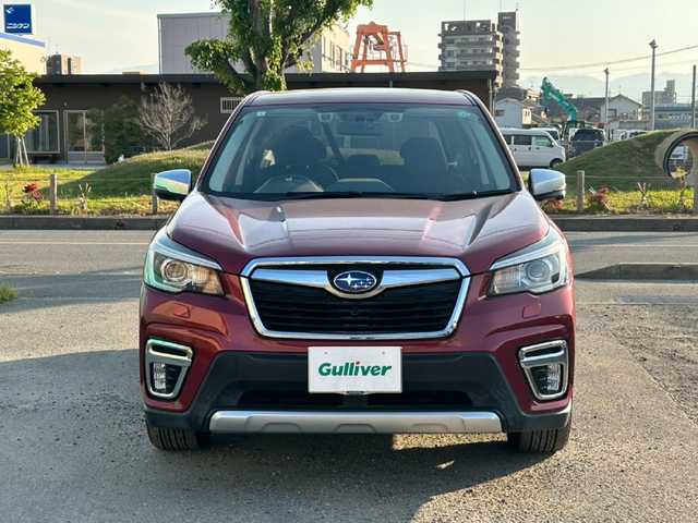 スバル フォレスター ハイブリッド アドバンス 福岡県 2019(平31)年 6.6万km クリムゾンレッドP 純正8型SDナビ(フルセグTV/DVD/CD/BT)/バックモニター/アイサイト/レーダークルコン/シートヒーター/ハンドルヒーター/USBポート/純正LEDヘッドライト/純正18インチアルミホイール/純正フロアマット/プッシュスタート/スマートキー