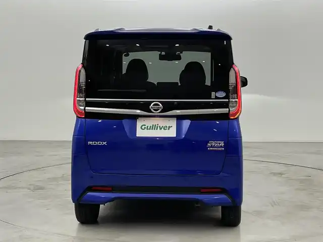 日産 ルークス HWS Gターボ プロパイロットED 福岡県 2021(令3)年 1.2万km アトランティックブルー 純正９型ナビ（フルセグＴＶ）　/全方位カメラ　/前方ドライブレコーダー　/ＥＴＣ　/ＡＣＣ　/プロパイロット　/コーナーセンサー　/エマージェンシーブレーキ　/レーンキープ　/両側電動スライドドア　/純正１５インチＡＷ