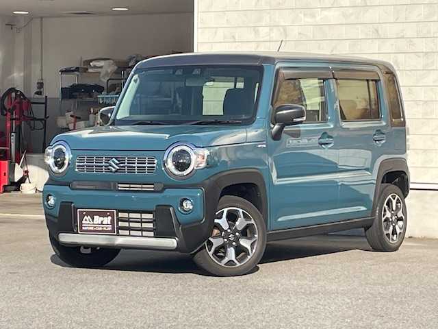 スズキ ハスラー HYBRID X 愛知県 2020(令2)年 2.8万km デニムブルー ガンメタリック 2トーン 衝突軽減ブレーキ /レーンキープアシスト /ナビ・フルセグTV /リアソナー /シートヒーター /LEDヘッドライト /オートライト /アイドリングストップ /プッシュスタート /スマートキー
