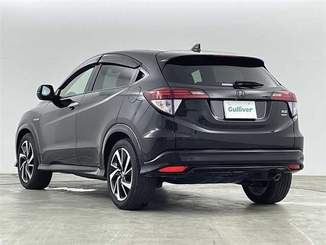 ホンダ ヴェゼル ハイブリッド RS ホンダセンシング 福島県 2017(平29)年 8.6万km クリスタルブラックパール 機関系不良/ホンダセンシング/・衝突軽減ブレーキ/・車線逸脱警報装置/・レーンキープアシスト/・レーダークルーズコントロール/・先行車発進お知らせ機能/純正7インチナビ/・型番：VXM-174VFi/・フルセグTV/Bluetooth/CD/DVD/・バックカメラ/・ETC/アイドリングストップ/電子パーキング/・オートホールド/革巻きステアリング/・ステアリングリモコン/・パドルシフト/ハーフレザーシート/・シートヒーター(運転席/助手席)/プッシュスタート/・スマートキー/LEDヘッドライト/・オートライト/・フォグライト/純正フロアマット/ドアバイザー