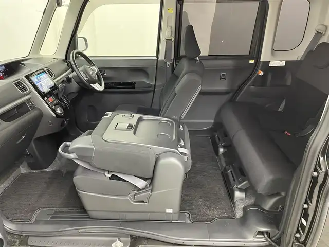 ダイハツ タント カスタム RS SA 長崎県 2014(平26)年 3.2万km ブラックマイカメタリック 純正8インチナビ　（NSZN‐W64DB）/・フルセグTV　CD/DVD/SD/Bluetooth/スマートアシスト/・衝突軽減ブレーキ/・踏み間違い防止装置/バックカメラ/両側パワースライドドア/LEDヘッドライト/フォグランプ/プッシュスタート/スマートキー/アイドリングストップ/横滑り防止装置/ステアリングスイッチ/ETC/後席サンシェード/社外13インチAW/純正フロアマット