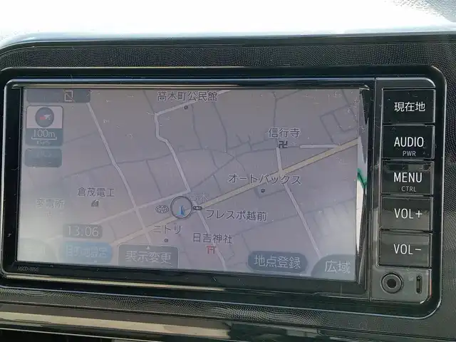 トヨタ シエンタ X 福井県 2017(平29)年 1.5万km ブラックマイカ ディーラーオプションナビ（NSCD-W66）/・（ワンセグTV/CD）/両側スライド（左側パワースライド）ドア/前席シートヒーター/横滑り防止装置/ETC/ライトレベライザー/アイドリングストップ/サイド・カーテンエアバッグ/純正フロアマット/リモコンキー