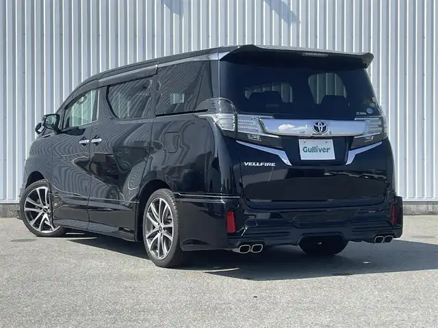 トヨタ ヴェルファイア Z Aエディション 福岡県 2017(平29)年 3万km ブラック ・TRDエアロ/・純正ナビ10インチ【NSZN-Z66T】/-BT/フルセグTV/CD/DVD/SD/FM/AM/・バックカメラ/・純正フリップダウンモニター12.1インチ[V12T-R68C】/・電動パーキングブレーキ/・ブレーキホールド/・クリアランスソナー/・純正フロアマット/・TRDアルミ19インチ/・両側パワースライドドア/・クルーズコントロール/・オートライト/・ビルトインETC/・ドアバイザー/・ウィンカーミラー/・ステアリングリモコン/・電動格納ミラー/・プッシュスタート/・スマートキー/・禁煙車