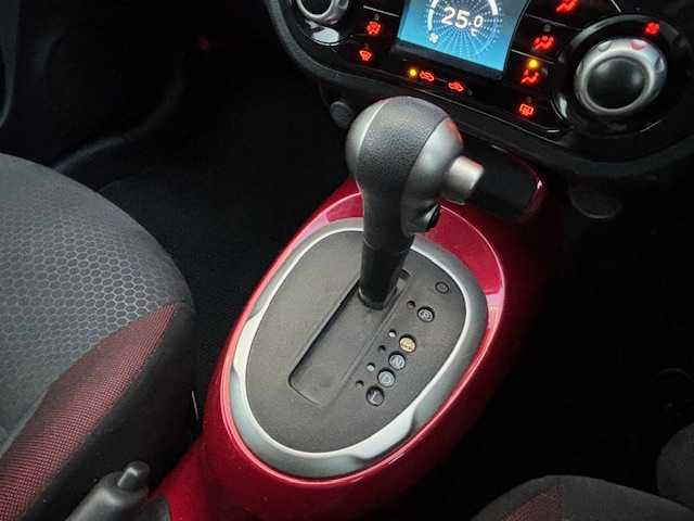 日産 ジューク 15RX アーバンセレクション 宮城県 2013(平25)年 4.3万km パッションレッド 登録時走行距離42485km/純正ナビ/DVD・CD・USB・iPod・VTR・Bluetooth・TV・AM・FM/プッシュスタート/スマートキー/AC/スペアキー有/バックカメラ/フルフラットシート/純正フロアマット/ABS/横滑り防止装置/盗難防止装置/オートライト/フォグランプ/電動格納ミラー