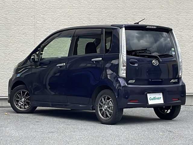 ダイハツ ムーヴ カスタム X 滋賀県 2013(平25)年 7.6万km アーバンナイトブルークリスタルメタリック ワンオーナー/純正メモリナビ/バックカメラ/ウィンカーミラー/プッシュスタート/ETC/AM/FM/CD/DVD/Bluetooth/スペアキー（板キー）/純正アルミ付きサマータイヤ4本/アイドリングストップ/オートライト