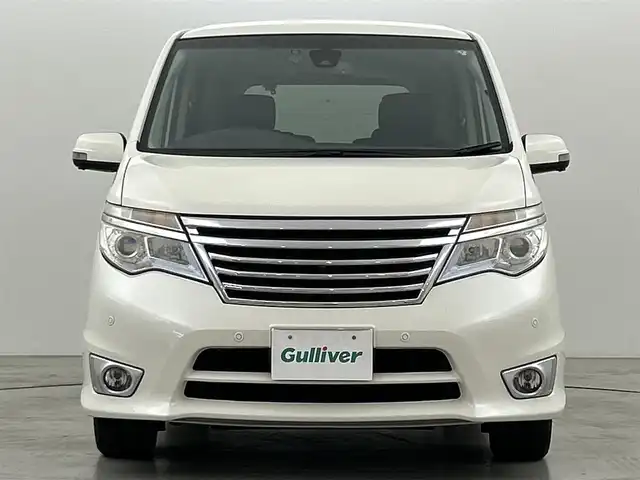 日産 セレナ HWS S HV Vセレ +SeftyⅡ 福岡県 2016(平28)年 5.7万km ブリリアントホワイトパール 純正ナビ（ＢＴ，フルセグＴＶ）　/全方位カメラ　/ＥＴＣ　/前方ドライブレコーダー　/クルーズコントロール　/コーナーセンサー　/エマージェンシーブレーキ　/レーンキープ　/両側電動スライドドア　/Ｗエアコン　/ＬＥＤ