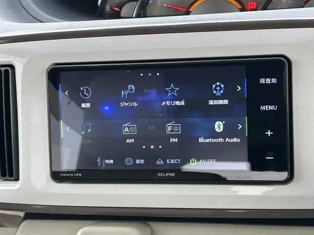 ダイハツ ムーヴ キャンバス G メイクアップ SA Ⅲ 岡山県 2017(平29)年 4.2万km パールホワイトⅢ/スムースグレーマイカメタリック 2トーン 登録時走行距離41774km/社外ナビ　/(AM.FM.TV.CD.DVD.BT.USB)/バックカメラ　/衝突軽減ブレーキ/両側パワースライドドア　/ＥＴＣ　/クリアランスソナー/横滑り防止装置/Ｂｌｕｅｔｏｏｔｈ接続　/盗難防止装置/アイドリングストップ　/ＵＳＢ入力端子　/ドライブレコーダー/オートライト/オートマチックハイビーム　