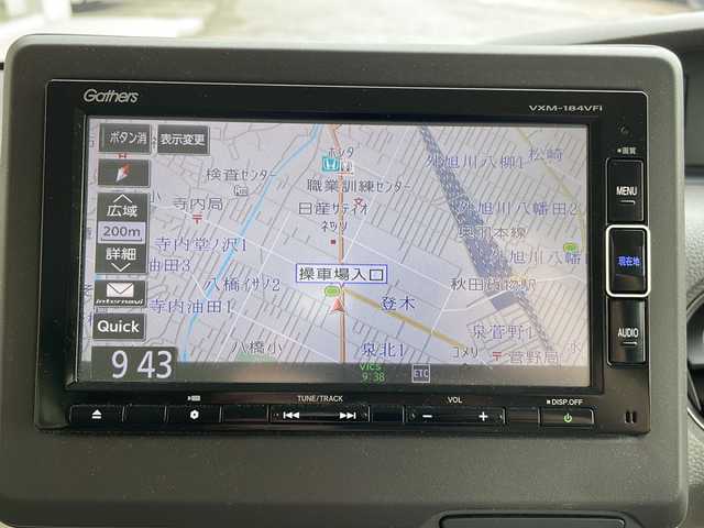 ホンダ Ｎ ＢＯＸ G EX ホンダセンシング 道東・釧路十勝 2018(平30)年 7.7万km ブリティッシュグリーンP 純正ナビ　VXM-184VFi/・フルセグテレビ、DVD、CD、IPOD、USB、BT、ラジオ/ビルトインＥＴＣ/両側パワースライドドア/電動格納ミラー/横滑り防止装置/衝突軽減装置/車線逸脱警報装置/純正フロアマット/ステアリングスイッチ/シートヒーター/社外AW組冬タイヤ積載