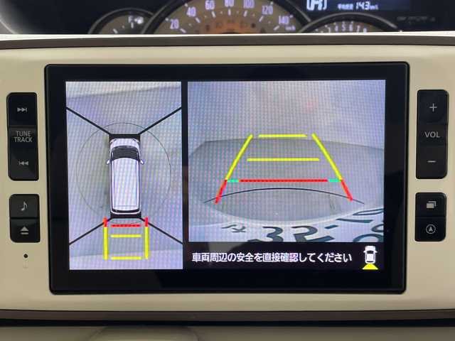 ダイハツ ムーヴ キャンバス G メイクアップ リミテッド　SAⅢ 愛知県 2020(令2)年 3万km パールホワイトⅢ/ナチュラルベージュマイカメタリック 2トーン 純正8型ナビ/・Bluetooth/・CD/DVD/・フルセグテレビ/・SD音楽録音/全方位モニター/両側パワースライドドア/衝突軽減ブレーキ/レーンキープアシスト/オートマチックハイビーム/前方ドライブレコーダー/ETC/LEDヘッドライト/スマートキー