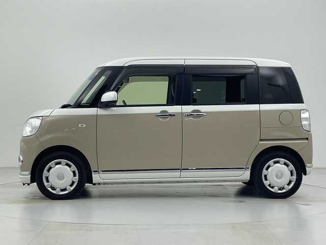 ダイハツ ムーヴ キャンバス G メイクアップ リミテッド　SAⅢ 愛知県 2020(令2)年 3万km パールホワイトⅢ/ナチュラルベージュマイカメタリック 2トーン 純正8型ナビ/・Bluetooth/・CD/DVD/・フルセグテレビ/・SD音楽録音/全方位モニター/両側パワースライドドア/衝突軽減ブレーキ/レーンキープアシスト/オートマチックハイビーム/前方ドライブレコーダー/ETC/LEDヘッドライト/スマートキー