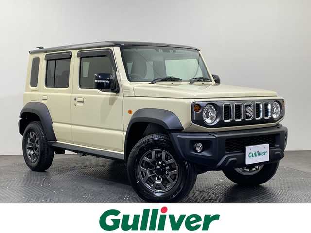 スズキ ジムニー ノマド FC 愛媛県 2025(令7)年 0.1千km アークティックホワイトパール 登録済未使用車／アダプティブクルーズコントロール／ステアリングスイッチ／ダウンヒルアシストコントロール／ＬＥＤヘッドライト／オートライト／オートマチックハイビーム／純正15インチアルミホイール