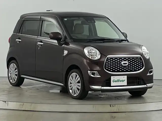 ダイハツ キャスト スタイル X リミテッド SAⅢ 愛知県 2019(令1)年 6.1万km プラムブラウンクリスタルマイカ 禁煙車/純正7インチナビ/（CD/DVD/Bluetooth/フルセグTV/SD)/バックカメラ/スマートアシストIII/・衝突軽減ブレーキ/・レーンキープアシスト/・オートマチックハイビーム/・誤発進抑制機能/ETC/ドライブレコーダー/シートヒーター/プッシュスタート/スマートキー/スペアキー有/アイドリングストップ/横滑り防止装置/オートエアコン/純正フロアマット