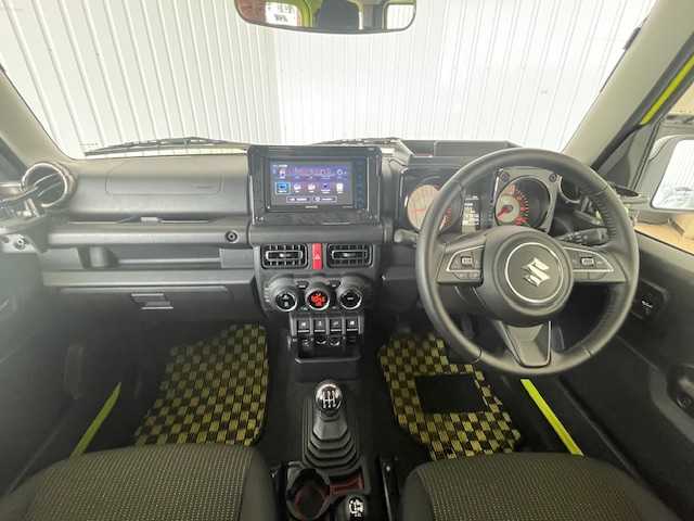 スズキ ジムニー XC 埼玉県 2019(令1)年 1.3万km キネティックイエロー ワンオーナー/社外メモリーナビ/バックカメラ/デュアルセンサーブレーキサポート/車線逸脱警報/ヒルホールドアシストコントロール/クルーズコントロール/サイドミラーヒーター/ヘッドライトウォッシャー/LEDヘッドライト/ビルトインETC