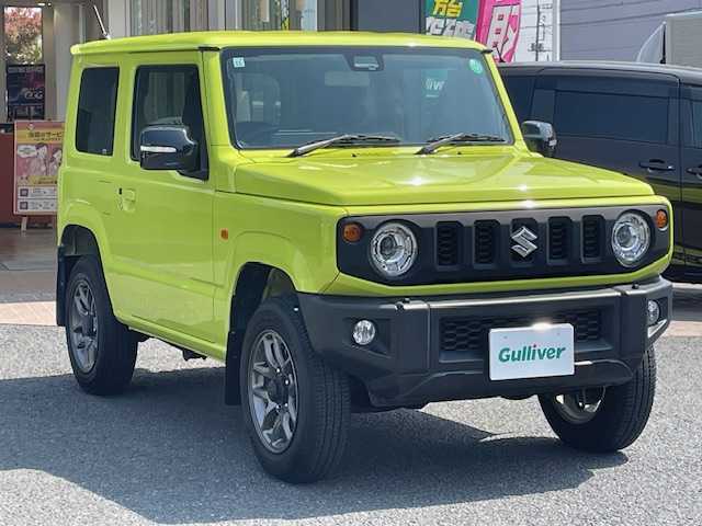 スズキ ジムニー XC 埼玉県 2019(令1)年 1.3万km キネティックイエロー ワンオーナー/社外メモリーナビ/バックカメラ/デュアルセンサーブレーキサポート/車線逸脱警報/ヒルホールドアシストコントロール/クルーズコントロール/サイドミラーヒーター/ヘッドライトウォッシャー/LEDヘッドライト/ビルトインETC