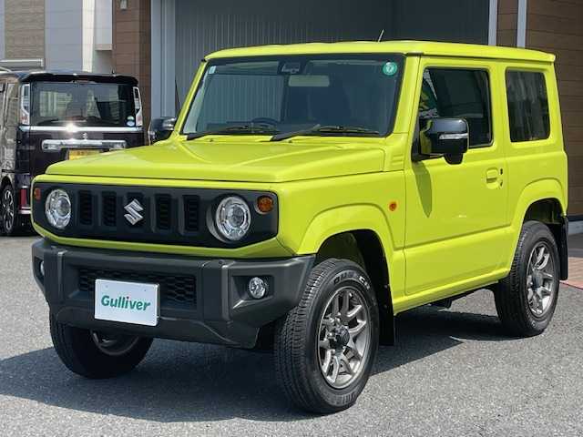 スズキ ジムニー XC 埼玉県 2019(令1)年 1.3万km キネティックイエロー ワンオーナー/社外メモリーナビ/バックカメラ/デュアルセンサーブレーキサポート/車線逸脱警報/ヒルホールドアシストコントロール/クルーズコントロール/サイドミラーヒーター/ヘッドライトウォッシャー/LEDヘッドライト/ビルトインETC