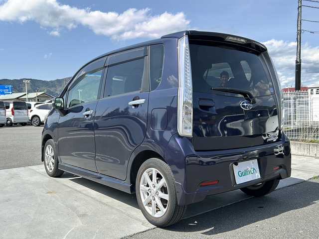 スバル ステラ カスタム R スマートアシスト 山梨県 2013(平25)年 5.2万km アーバンナイトブルークリスタルメタリック 社外ナビ　/ＡＭ　ＦＭ　Ｂｌｕｅｔｏｏｔｈ/ＥＴＣ　/プッシュスタート/オートエアコン　/オートライト/純正ドアバイザー/純正フロアマット/アイドリングストップ/パワーウインドウ/電動格納ミラー/パワステ