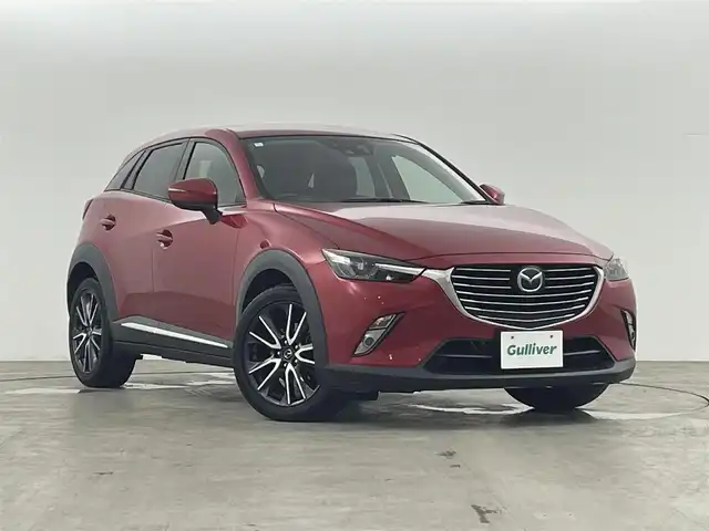 マツダ ＣＸ－３ XD ツーリング Lパッケージ 秋田県 2016(平28)年 12.4万km ソウルレッドプレミアムメタリック 4WD/i-ACTIVSENSE/・スマートシティブレーキサポート/・レーダークルーズコントロール/・誤発進抑制機能/・オートハイビーム/・車線逸脱警報/・ブラインドスポットモニター/純正ナビ/・型番:なし/・AM/FM/CD/DVD/BT/USB/AUX/フルセグTV/・バックカメラ/・前方ドライブレコーダー/・ETC/プッシュスタート/・スマートキー/・スペアキー/革巻きステアリング/・ステアリングスイッチ/・チルト式ステアリング/・パドルシフト/アイドリングストップ/LEDヘッドライト/・オートライト/・フォグランプ/レザーシート/・シートヒーター/ドアバイザー