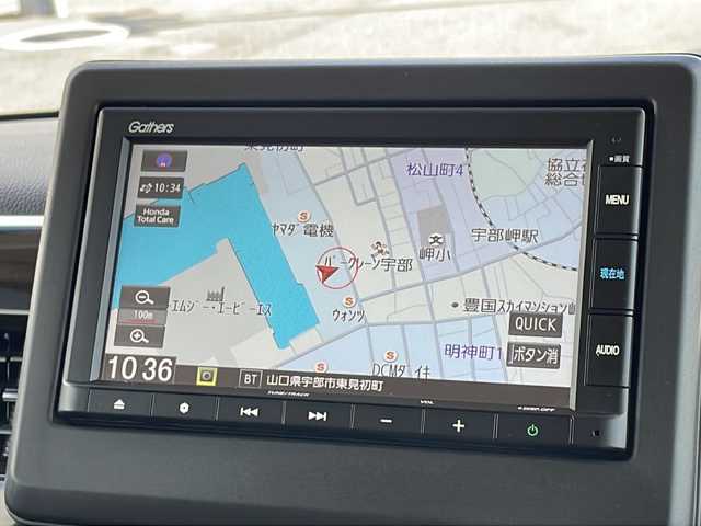 ホンダ Ｎ ＢＯＸ L 山口県 2022(令4)年 1.7万km プレミアムアイボリーパールⅡ 純正SDナビ　【VXM-225Ci】/・Bluetooth接続/・DVD再生機能有/バックカメラ/ドライブレコーダー/ビルトインETC/ホンダセンシング/・衝突軽減ブレーキ/・誤発進抑制機能/・後方誤発進抑制機能/・歩行者事故低減ステアリング/・アダプティブクルーズコントロール/・車線維持支援システム/・路外逸脱抑制機能/・先行車発進お知らせ機能/・標識認識機能/・ソナーセンサー/USB入力端子/シートヒーター/チップアップシート/スマートキー/プッシュスタート/スペアキー1本/両側パワースライドドア/ドアバイザー/ウィンカーミラー/取扱説明書