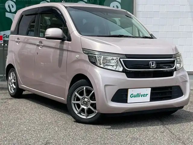 ホンダ Ｎ ＷＧＮ G コンフォートパッケージ 新潟県 2014(平26)年 7.4万km チェリーシェルピンクメタリック HDDナビ/バックカメラ/プッシュスタート/ETC/純正フロアマット/プッシュスタート/ECON/ステアリングスイッチ