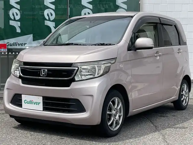 ホンダ Ｎ ＷＧＮ G コンフォートパッケージ 新潟県 2014(平26)年 7.4万km チェリーシェルピンクメタリック HDDナビ/バックカメラ/プッシュスタート/ETC/純正フロアマット/プッシュスタート/ECON/ステアリングスイッチ