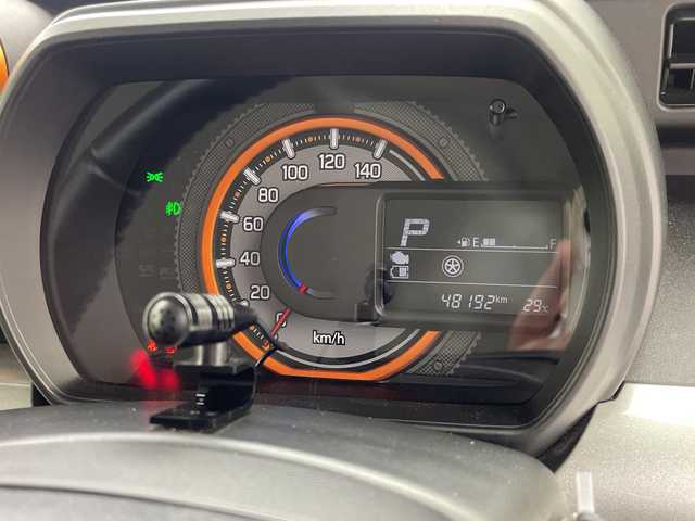 スズキ スペーシア ギア HYBRID XZターボ 大阪府 2020(令2)年 4.9万km アクティブイエロー/ガンメタリック2トーン 純正ナビ　/BT　フルセグTV　DVD再生機能/両側パワースライドドア　/レーザークルーズコントロール　/ＥＴＣ車載器　/前後ドライブレコーダー　/前席シートヒーター　/ＬＥＤヘッドライト　/リアコーナーセンサー　/オートライト/レーンキープアシスト/アイドリングストップ