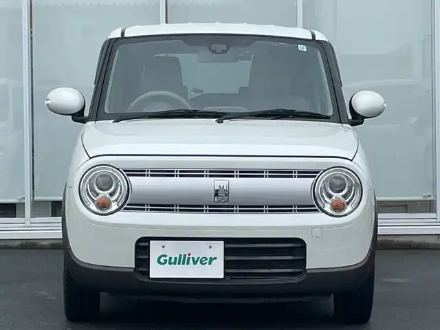 スズキ ラパン X 神奈川県 2015(平27)年 4.1万km パールホワイト 純正オーディオ /スズキブレーキサポート　/衝突被害軽減システム/運転席シートヒーター /ドライブレコーダー/プッシュスタート　/スマートキー　/純正フロアマット　/純正アルミホイール　/取扱説明書/保証書/ドアバイザー　/電動格納ミラー　/オートライト　/ベンチシート
