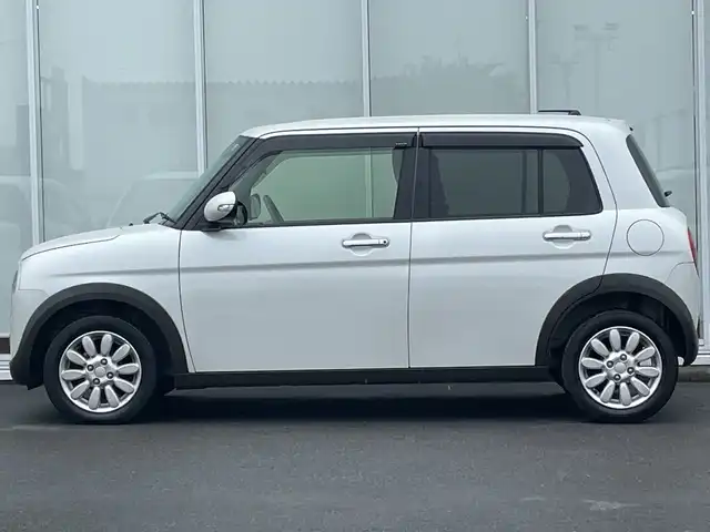 スズキ ラパン X 神奈川県 2015(平27)年 4.1万km パールホワイト 純正オーディオ /スズキブレーキサポート　/衝突被害軽減システム/運転席シートヒーター /ドライブレコーダー/プッシュスタート　/スマートキー　/純正フロアマット　/純正アルミホイール　/取扱説明書/保証書/ドアバイザー　/電動格納ミラー　/オートライト　/ベンチシート