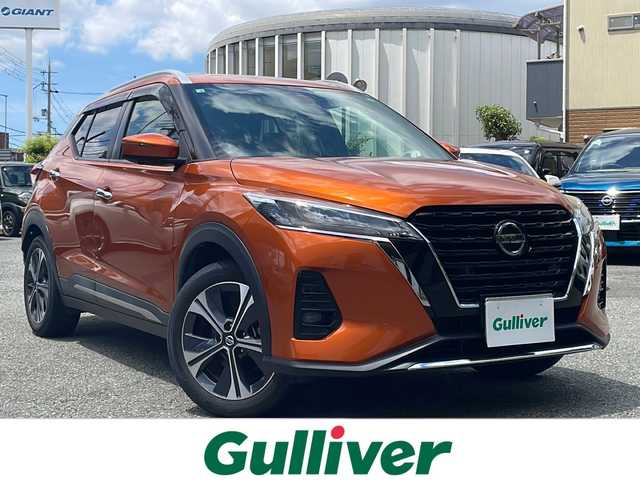 日産 キックス X ツートーンインテリアED 大阪府 2020(令2)年 5.1万km プレミアムコロナオレンジ ワンオーナー/純正SDナビ/・DVD/CD/FM/AM/Bluetooth/・フルセグテレビ/ETC/ドライブレコーダー/バックカメラ/全周囲カメラ/衝突軽減ブレーキ/レーンキープアシスト/クルーズコントロール/盗難防止装置/革巻きステアリング/ステアリングリモコン/ハンドルヒーター/レザーシート/ルーフレール/コーナーセンサー/デジタルインナーミラー/ドアバイザー/本革ハンドル/LEDヘッドライト/オートライト/オートエアコン/スマートキー×2/プッシュスタート/12V電源/USBジャック/純正17インチアルミホイール/純正フロアマット/取扱説明書/ナビ取扱説明書/保証書