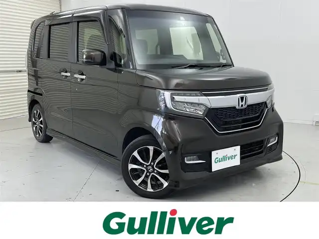 ホンダ Ｎ ＢＯＸ カスタム G EX ホンダセンシング 茨城県 2018(平30)年 9.2万km プレミアムグラマラスブロンズP 純正ナビ［VXU-185NBi］/・フルセグ再生可/バックカメラ/片側電動スライドドア/Honda SENSING/・衝突軽減ブレーキ/・誤発進抑制機能/・後方誤発進抑制機能/・歩行者事故低減ステアリング/・路外逸脱抑制機能/・アダプティブクルーズコントロール/・車線維持支援システム/・オートハイビーム、/・先行車発進お知らせ機能/・標識認識機能/純正14インチAW/純正フロアマット/ビルトインETC