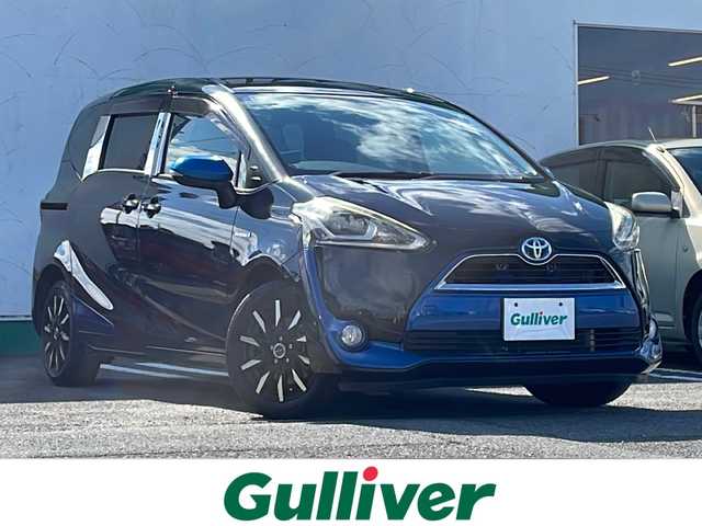 トヨタ シエンタ ハイブリッド X 徳島県 2016(平28)年 6.1万km ブラックマイカ 7.7型社外SDナビ　MAX775W/（BT/フルセグ/DISC）/バックカメラ/LEDヘッドライト/SMACK15インチアルミホイール/片側電動スライドドア/D/N席シートヒーター/ドライブレコーダー/リモコンキー/スペアキー/オートライト/ダブルエアバック/盗難防止装置/取扱説明書/新車時保証書