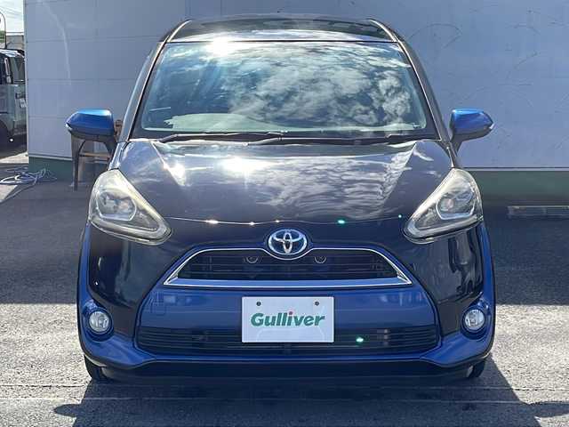 トヨタ シエンタ ハイブリッド X 徳島県 2016(平28)年 6.1万km ブラックマイカ 7.7型社外SDナビ　MAX775W/（BT/フルセグ/DISC）/バックカメラ/LEDヘッドライト/SMACK15インチアルミホイール/片側電動スライドドア/D/N席シートヒーター/ドライブレコーダー/リモコンキー/スペアキー/オートライト/ダブルエアバック/盗難防止装置/取扱説明書/新車時保証書