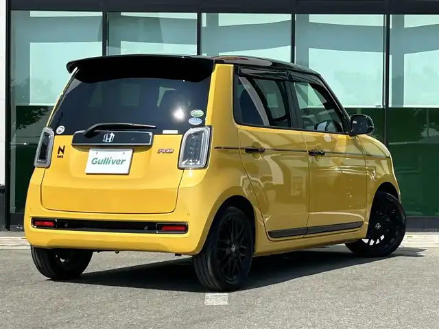ホンダ Ｎ ＯＮＥ RS 和歌山県 2020(令2)年 2.3万km プレミアムイエローパールⅡ 純正8インチナビ/フルセグTV/（AM/FM/USB/Bluetooth）/バックカメラ/衝突軽減ブレーキ/横滑り防止機能/コーナーセンサー/レーンキープアシスト/電動パーキング/オートホールド/パドルシフト/シートヒーター/オートライト/carrozzeria ツイーター/革巻きステアリング/フォグランプ/レベライザー/ドアバイザー