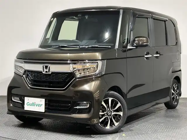ホンダ Ｎ ＢＯＸ カスタム G L ホンダセンシング 愛媛県 2020(令2)年 3.6万km プレミアムグラマラスブロンズP ホンダセンシング/純正9インチSDナビ/フルセグTV/Bluetooth/DVD/両側パワースライドドア/レーダークルーズコントロール/前席シートヒーター/純正前後ドライブレコーダー/ETC/無限フロアマット/コーナーセンサー/スマートキー