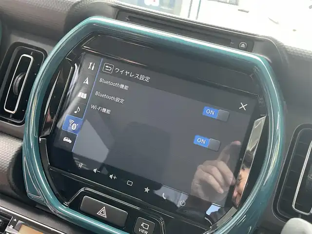 スズキ ハスラー HYBRID X 滋賀県 2020(令2)年 3.3万km オフブルーM 禁煙車/純正9型ナビ【CD/DVD/フルセグ/Bluetooth】/全方位カメラ/コーナーセンサー/D/N席シートヒーター/前後ドラレコ/スマートキー/スペアキー/ステアリングスイッチ/オートライト/LEDヘッドライト