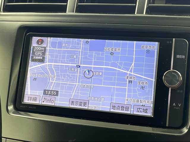 トヨタ プリウス α S チューンブラック 岐阜県 2014(平26)年 10.1万km ブラック 純正SDナビ/　(AM/FM/CD/DVD/SD/Bluetooth/フルセグTV)/バックカメラ/ETC/革巻きステアリング/ステアリングリモコン/オートライト/純正アルミホイール/純正フロアマット/ドアバイザー