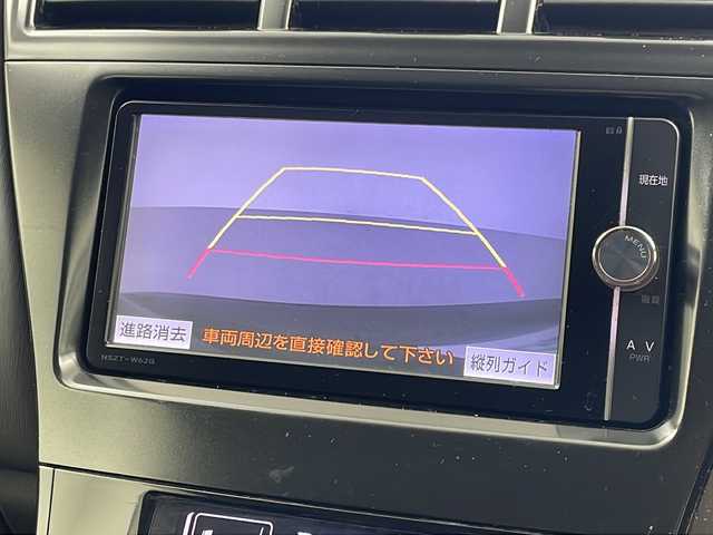 トヨタ プリウス α S チューンブラック 岐阜県 2014(平26)年 10.1万km ブラック 純正SDナビ/　(AM/FM/CD/DVD/SD/Bluetooth/フルセグTV)/バックカメラ/ETC/革巻きステアリング/ステアリングリモコン/オートライト/純正アルミホイール/純正フロアマット/ドアバイザー